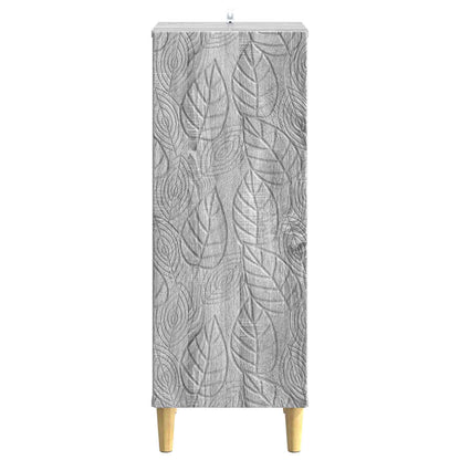 Dressoir Grijs Sonoma 33 x 34,5 x 90 cm Bewerkt hout