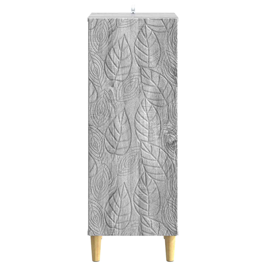 Dressoir Grijs Sonoma 33 x 34,5 x 90 cm Bewerkt hout