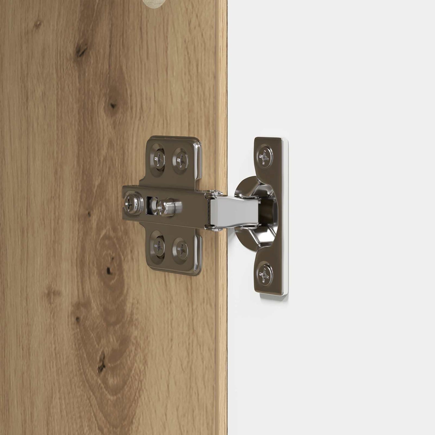 Dressoir Artisanaal eiken 33 x 34,5 x 90 cm Bewerkt hout