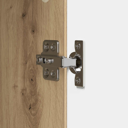 Dressoir Artisanaal eiken 33 x 34,5 x 90 cm Bewerkt hout