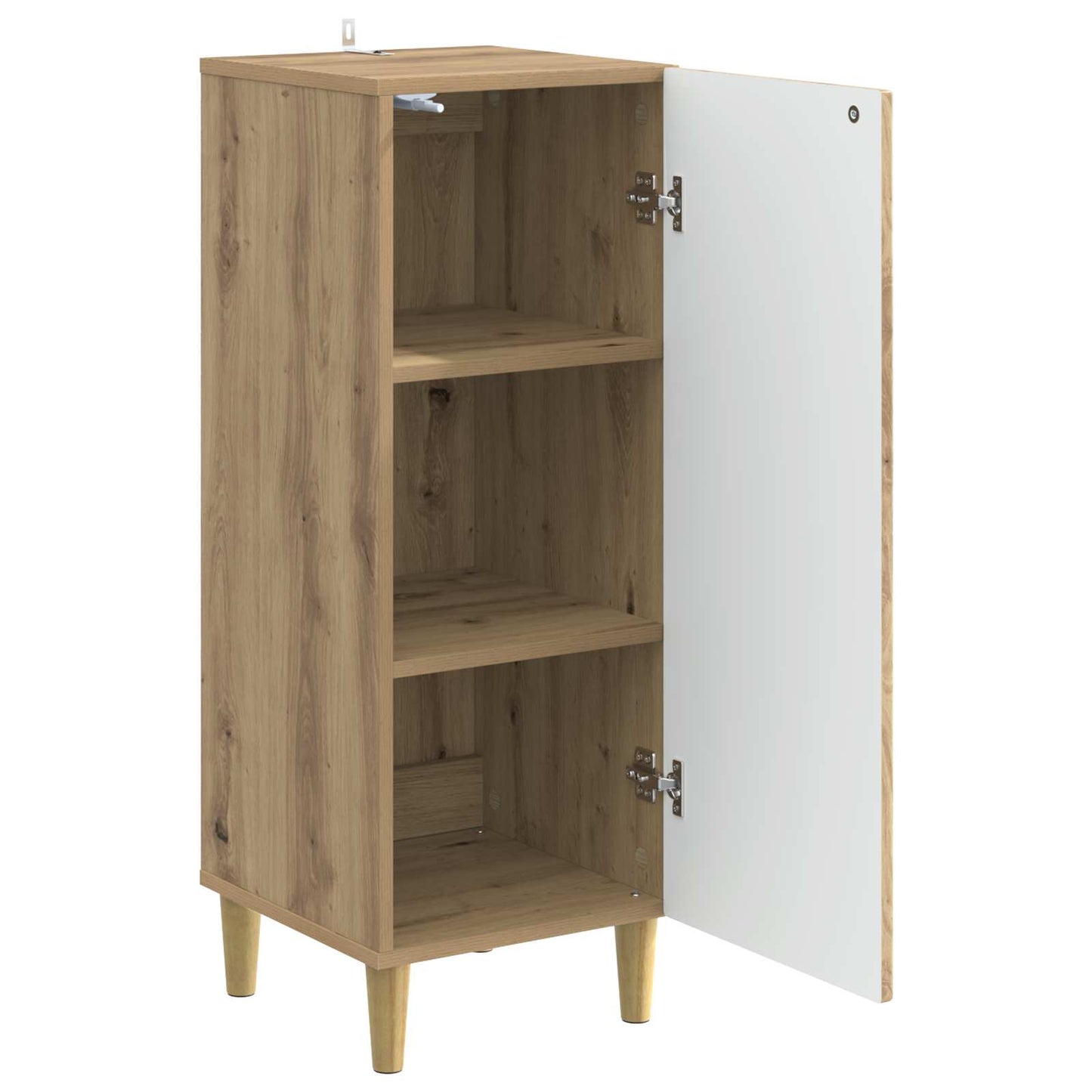 Dressoir Artisanaal eiken 33 x 34,5 x 90 cm Bewerkt hout