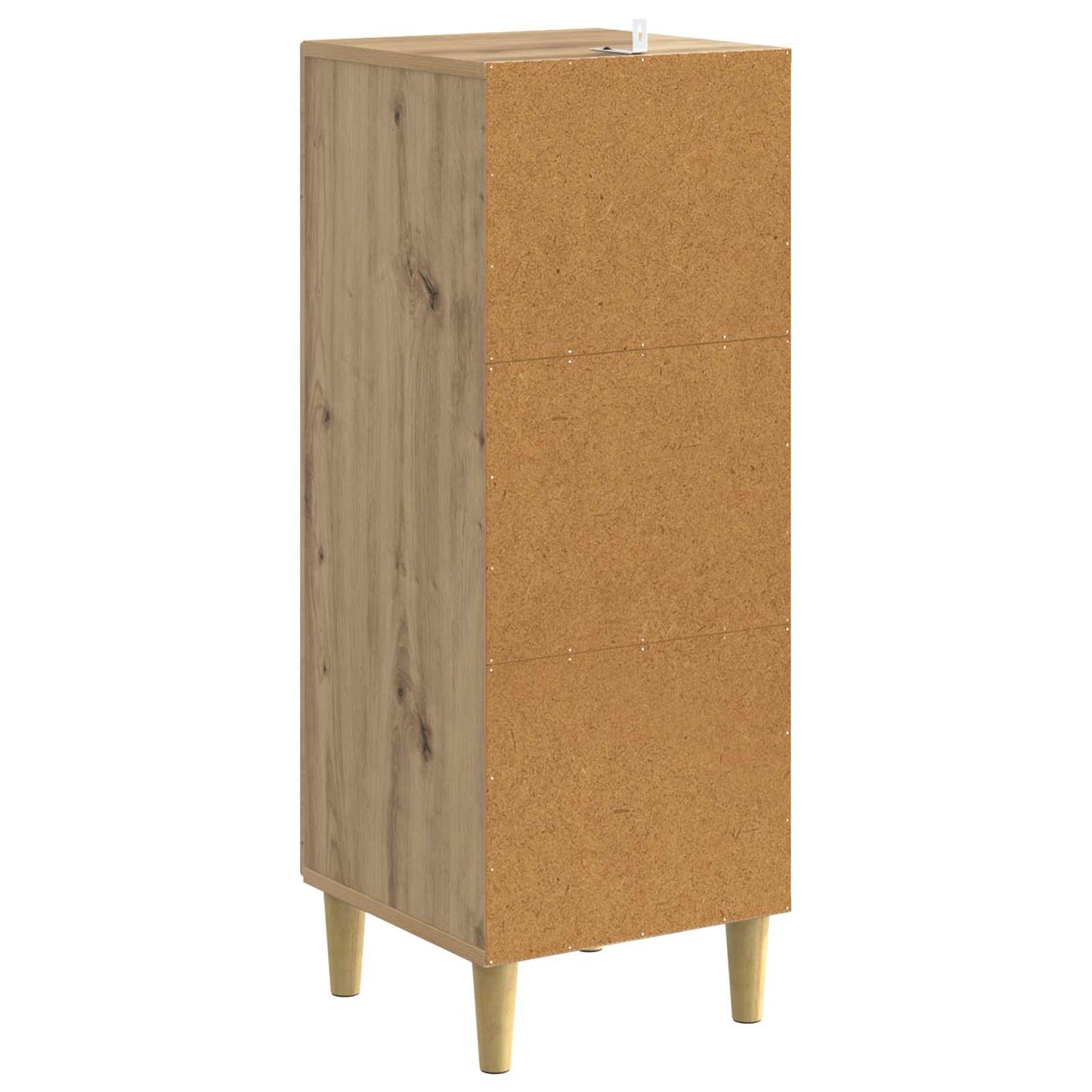 Dressoir Artisanaal eiken 33 x 34,5 x 90 cm Bewerkt hout