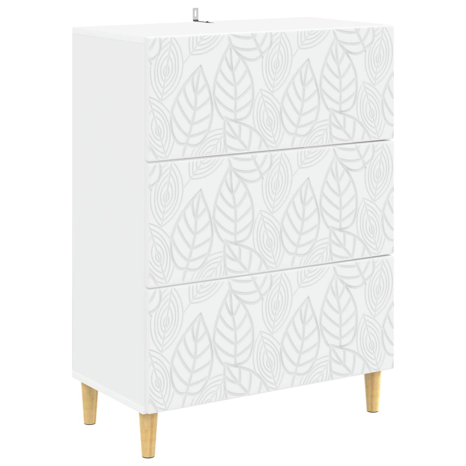 Ladenkast Wit 66 x 34,5 x 90 cm Bewerkt hout