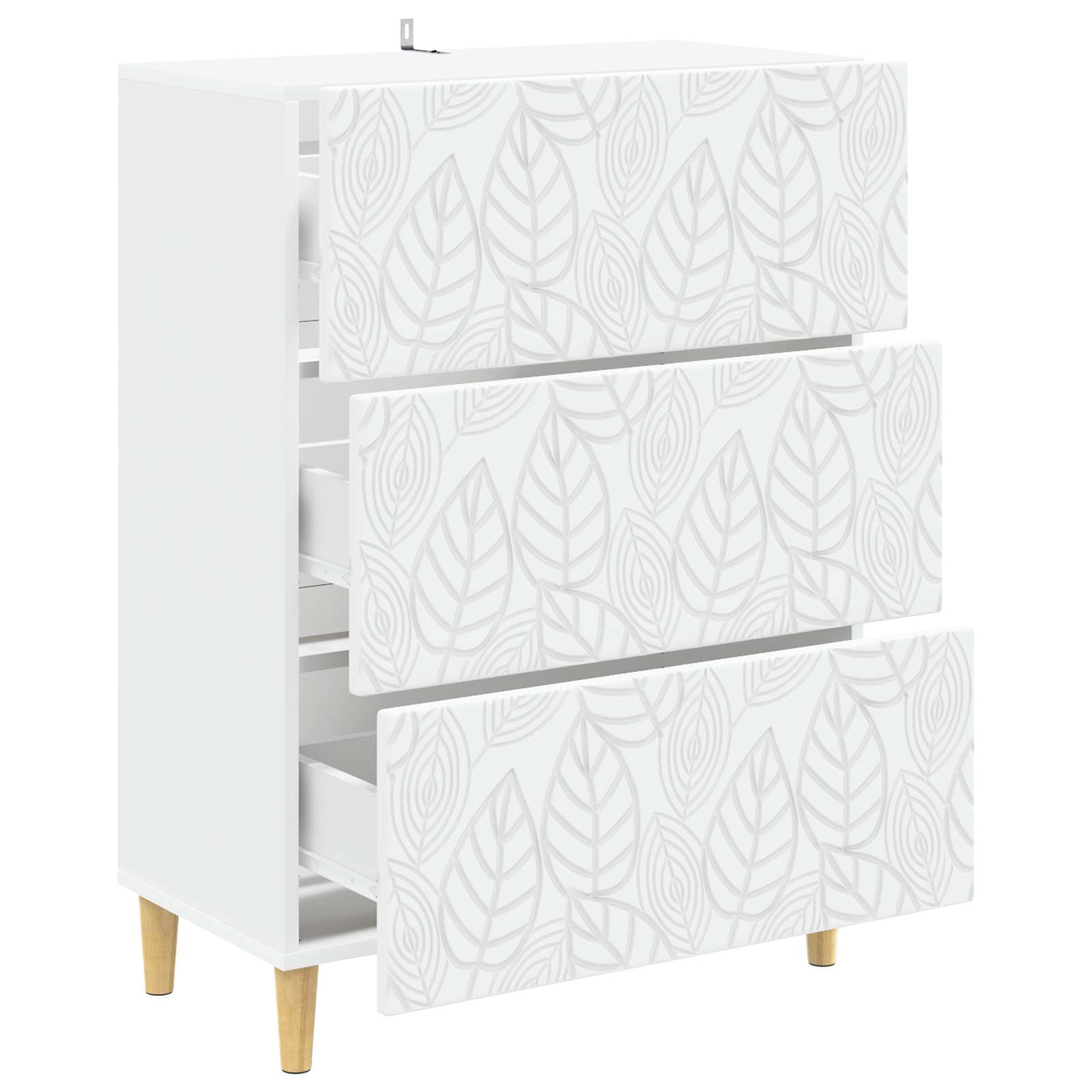 Ladenkast Wit 66 x 34,5 x 90 cm Bewerkt hout