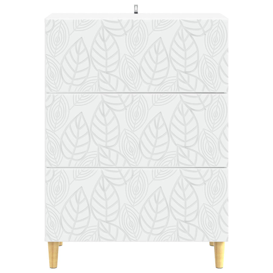 Ladenkast Wit 66 x 34,5 x 90 cm Bewerkt hout