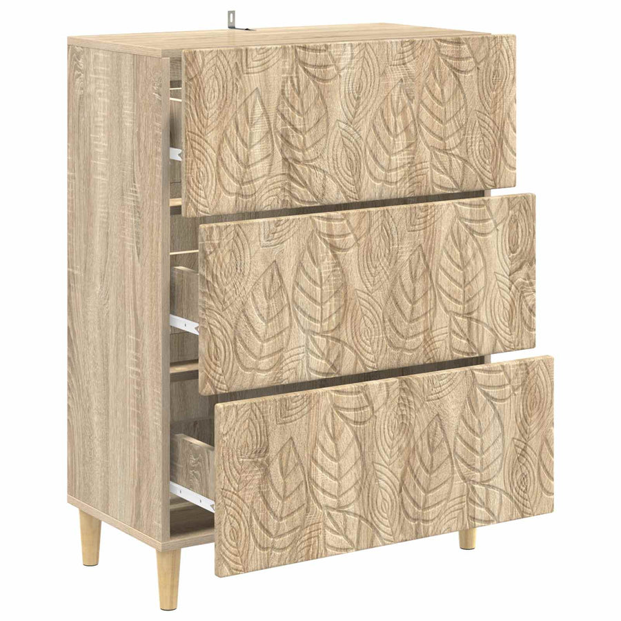 Ladenkast Sonoma Eiken 66 x 34,5 x 90 cm Bewerkt hout