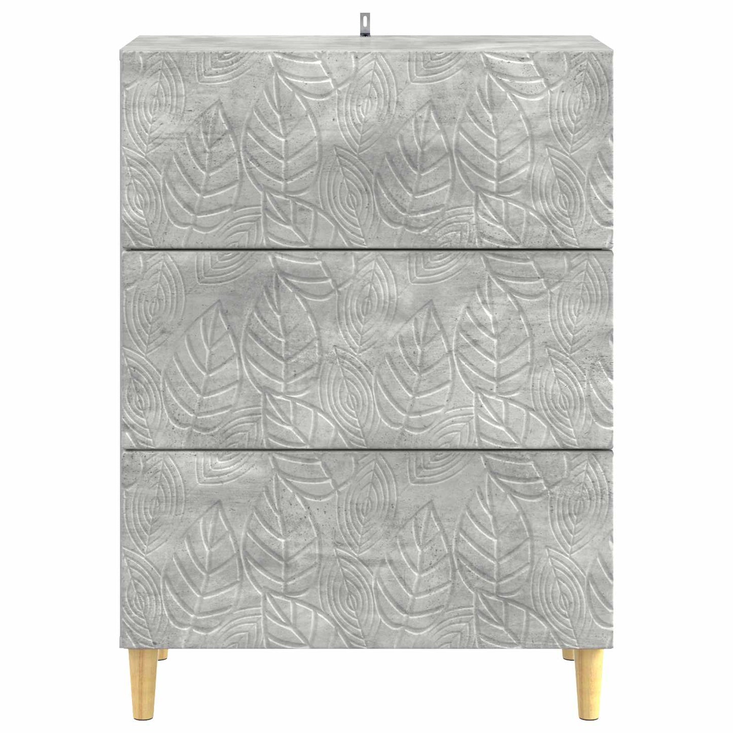 Ladenkast Betongrijs 66 x 34,5 x 90 cm Bewerkt hout