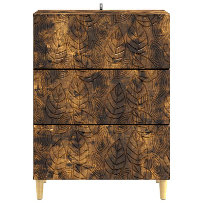 Ladenkast Gerookt eiken 66 x 34,5 x 90 cm Bewerkt hout