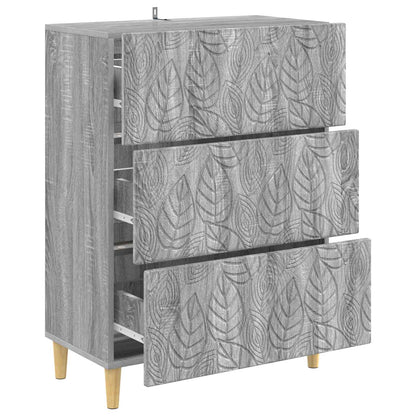 Ladenkast Grijs Sonoma 66 x 34,5 x 90 cm Bewerkt hout