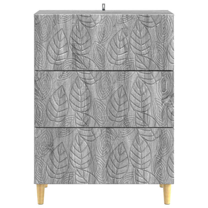 Ladenkast Grijs Sonoma 66 x 34,5 x 90 cm Bewerkt hout