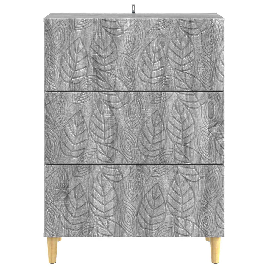 Ladenkast Grijs Sonoma 66 x 34,5 x 90 cm Bewerkt hout