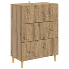 Ladenkast bewerkt hout 66x34,5x90 cm