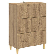 Ladenkast bewerkt hout 66x34,5x90 cm