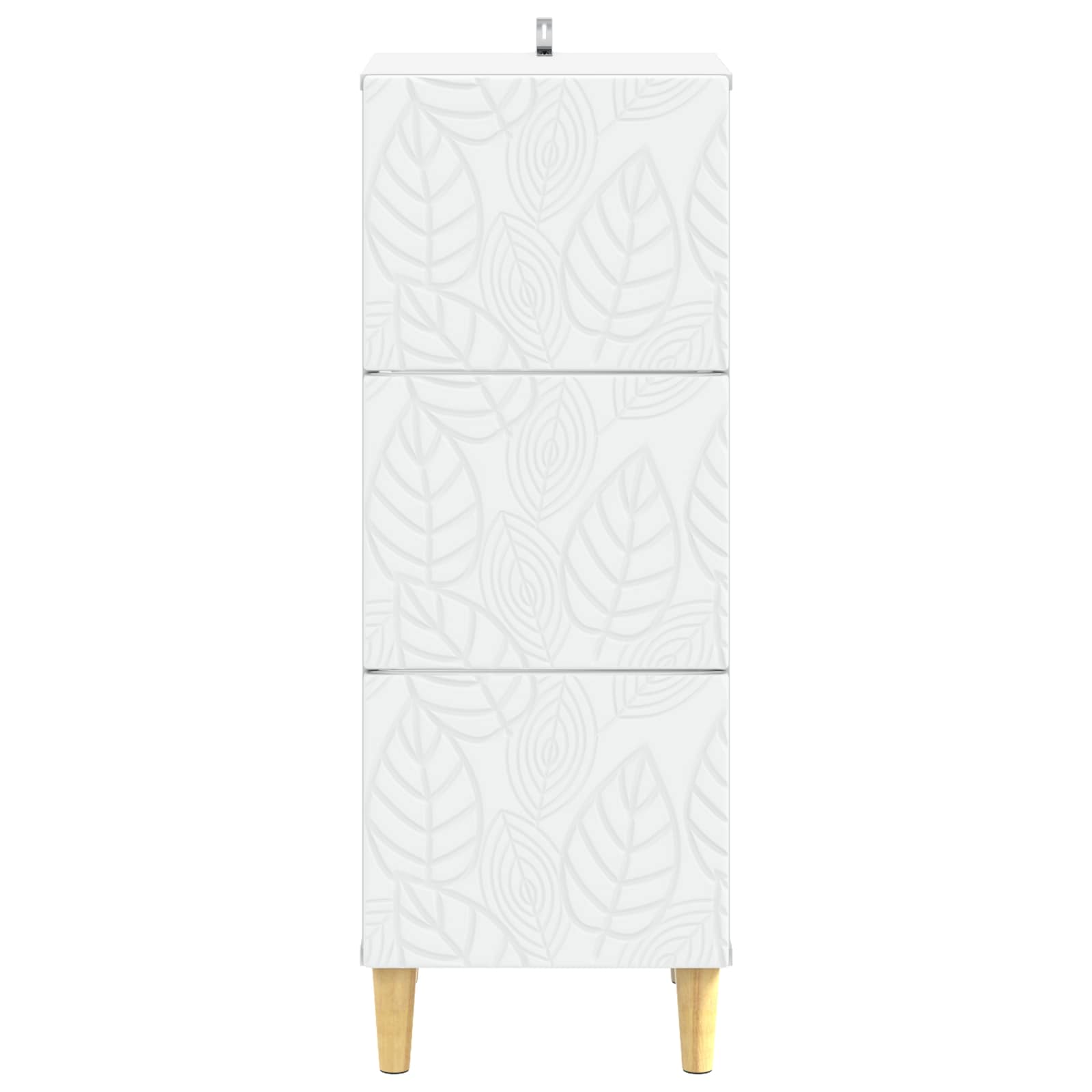 Ladenkast Wit 33 x 34,5 x 90 cm Bewerkt hout