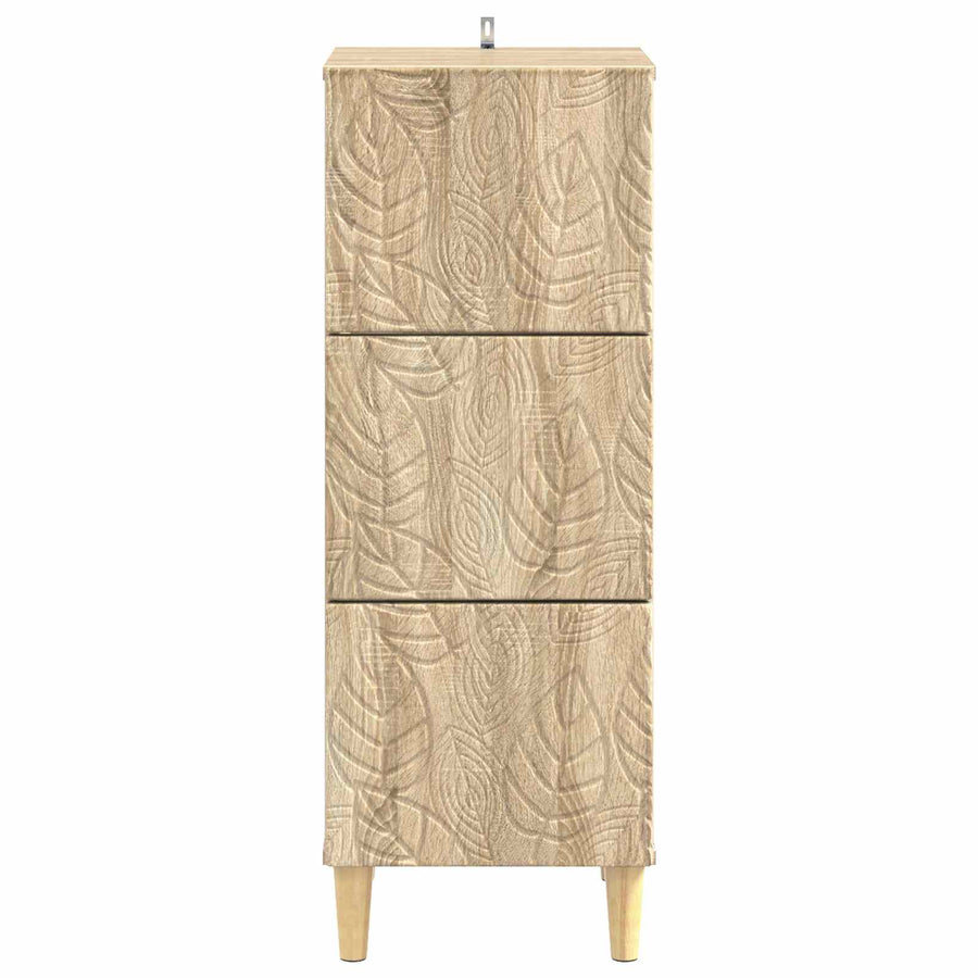 Ladenkast Sonoma Eiken 33 x 34,5 x 90 cm Bewerkt hout