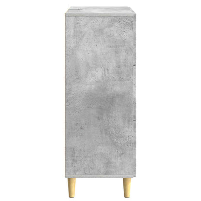Ladenkast Betongrijs 33 x 34,5 x 90 cm Bewerkt hout