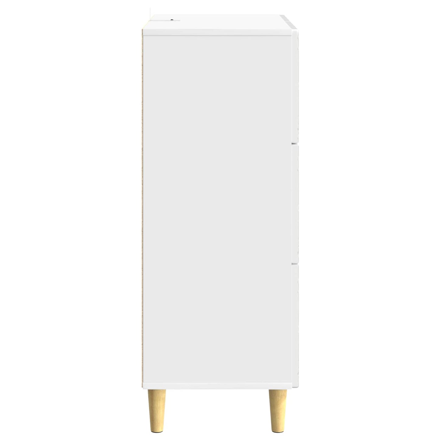 Ladenkast Hoogglans Wit 33 x 34,5 x 90 cm Bewerkt hout