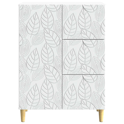 Dressoir Wit 66 x 34,5 x 90 cm Bewerkt hout