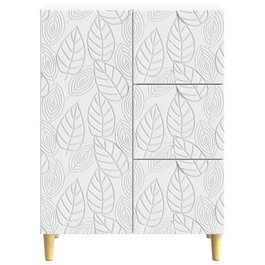 Dressoir Wit 66 x 34,5 x 90 cm Bewerkt hout