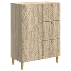 Dressoir 66x34,5x90 cm bewerkt hout