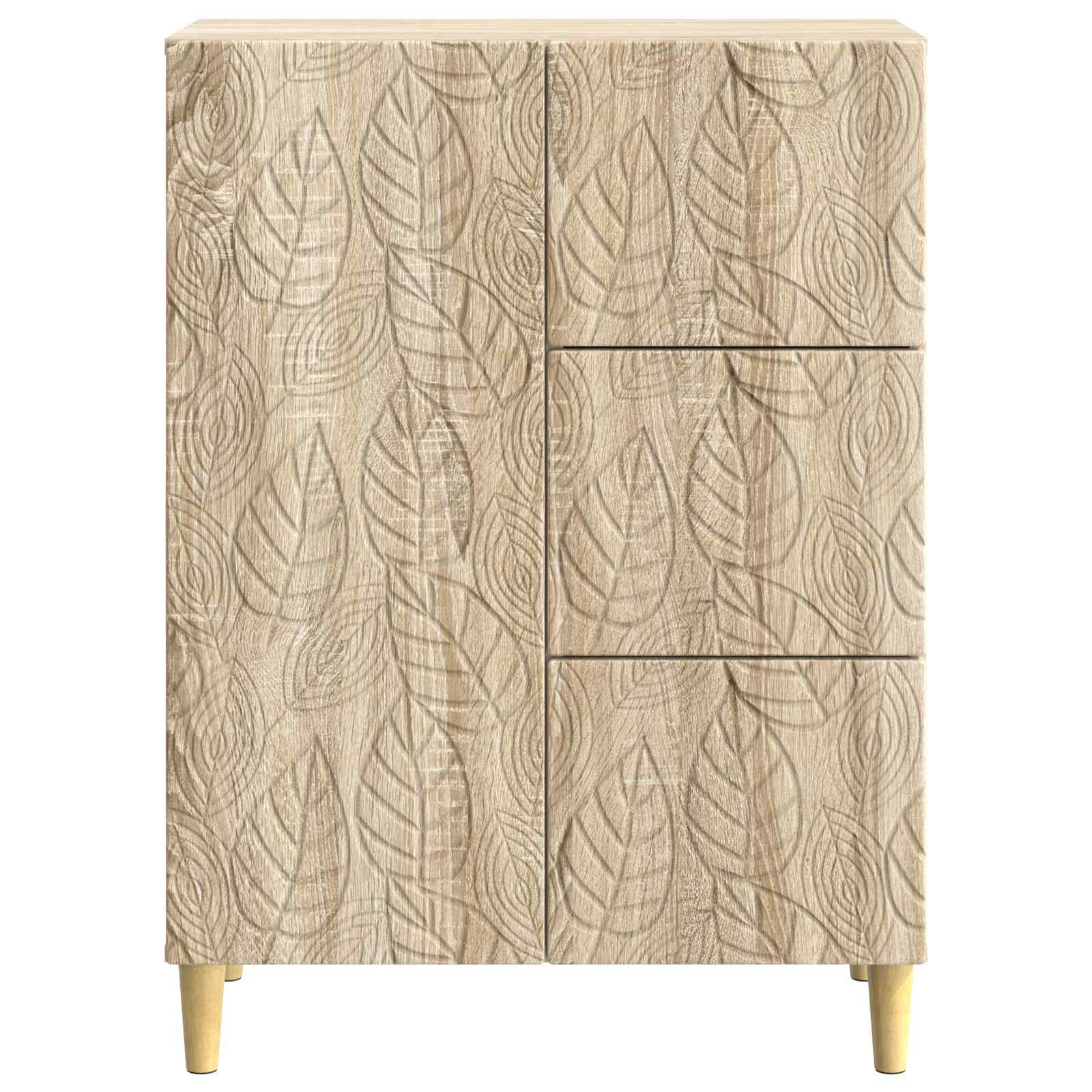 Dressoir Sonoma Eiken 66 x 34,5 x 90 cm Bewerkt hout