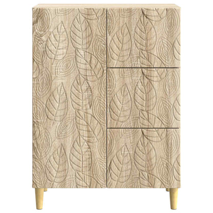 Dressoir Sonoma Eiken 66 x 34,5 x 90 cm Bewerkt hout