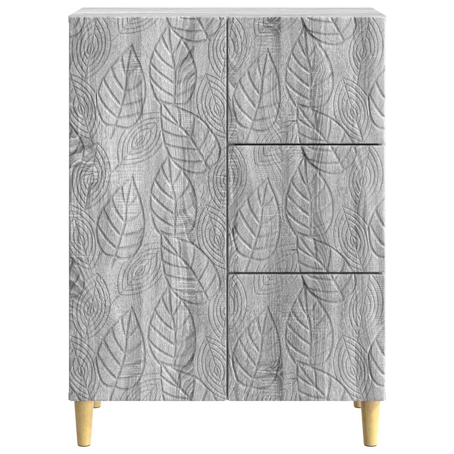 Dressoir Grijs Sonoma 66 x 34,5 x 90 cm Bewerkt hout