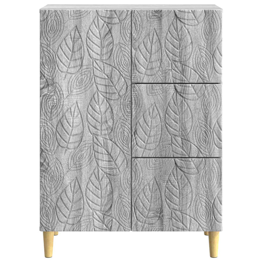 Dressoir Grijs Sonoma 66 x 34,5 x 90 cm Bewerkt hout