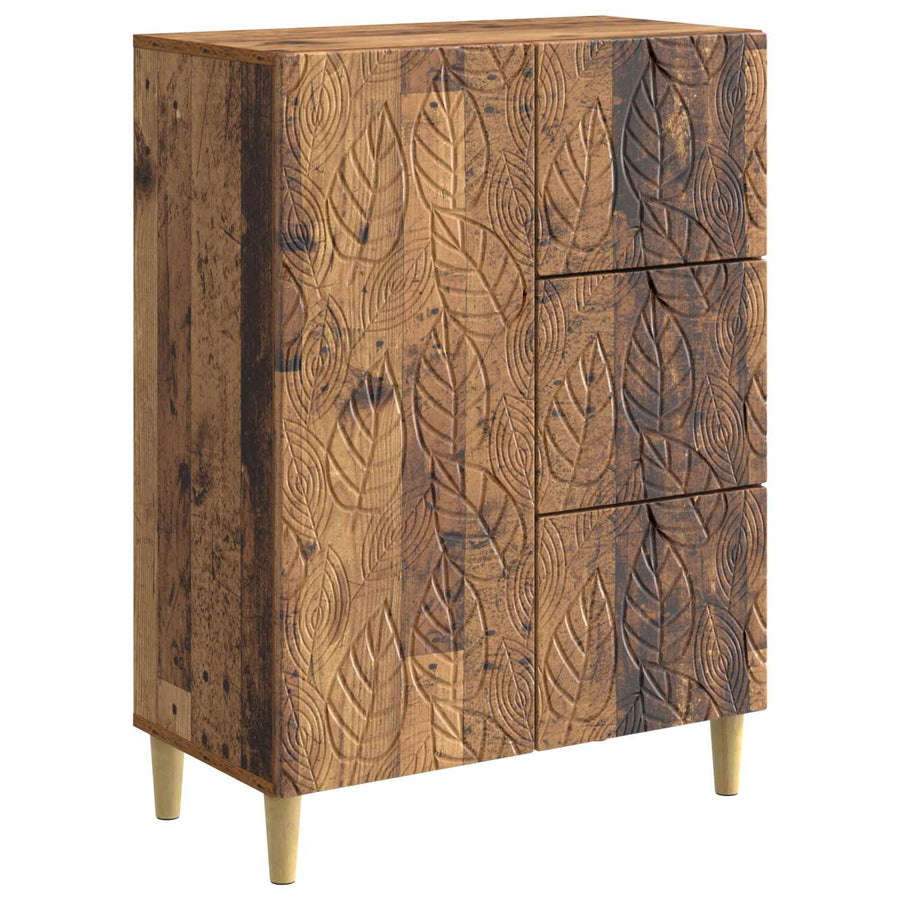 Dressoir Oud hout 66 x 34,5 x 90 cm Bewerkt hout