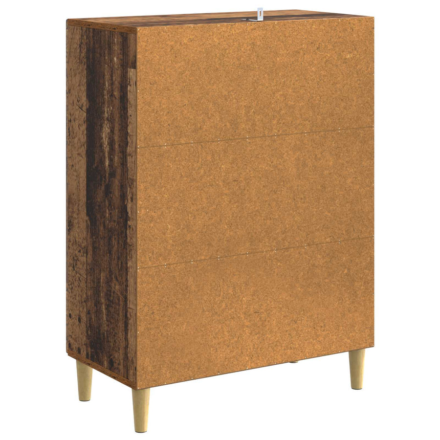 Dressoir Oud hout 66 x 34,5 x 90 cm Bewerkt hout
