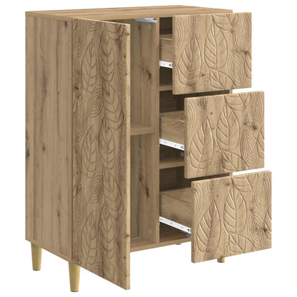 Dressoir Artisanaal eiken 66 x 34,5 x 90 cm Bewerkt hout