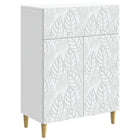 Dressoir 66x34,5x90 cm bewerkt hout wit