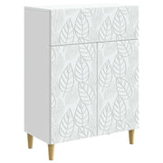 Dressoir 66x34,5x90 cm bewerkt hout wit