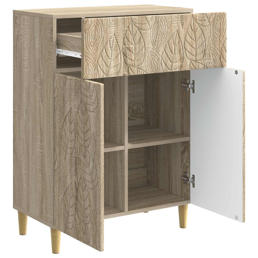 Dressoir Sonoma Eiken 66 x 34,5 x 90 cm Bewerkt hout