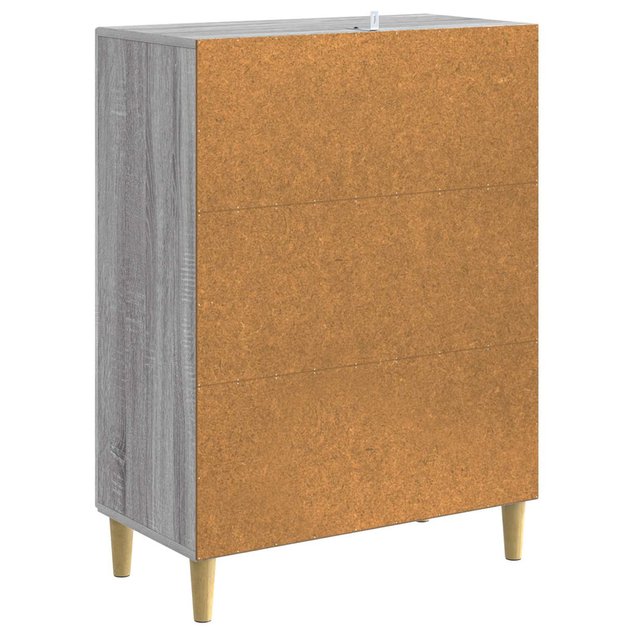 Dressoir Grijs Sonoma 66 x 34,5 x 90 cm Bewerkt hout