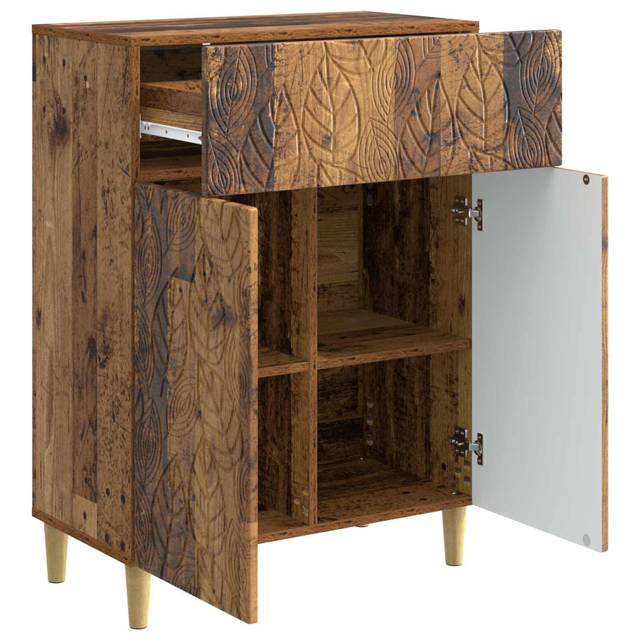 Dressoir Oud hout 66 x 34,5 x 90 cm Bewerkt hout