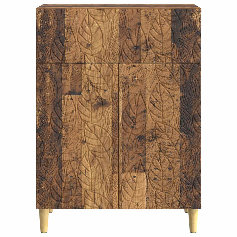 Dressoir Oud hout 66 x 34,5 x 90 cm Bewerkt hout