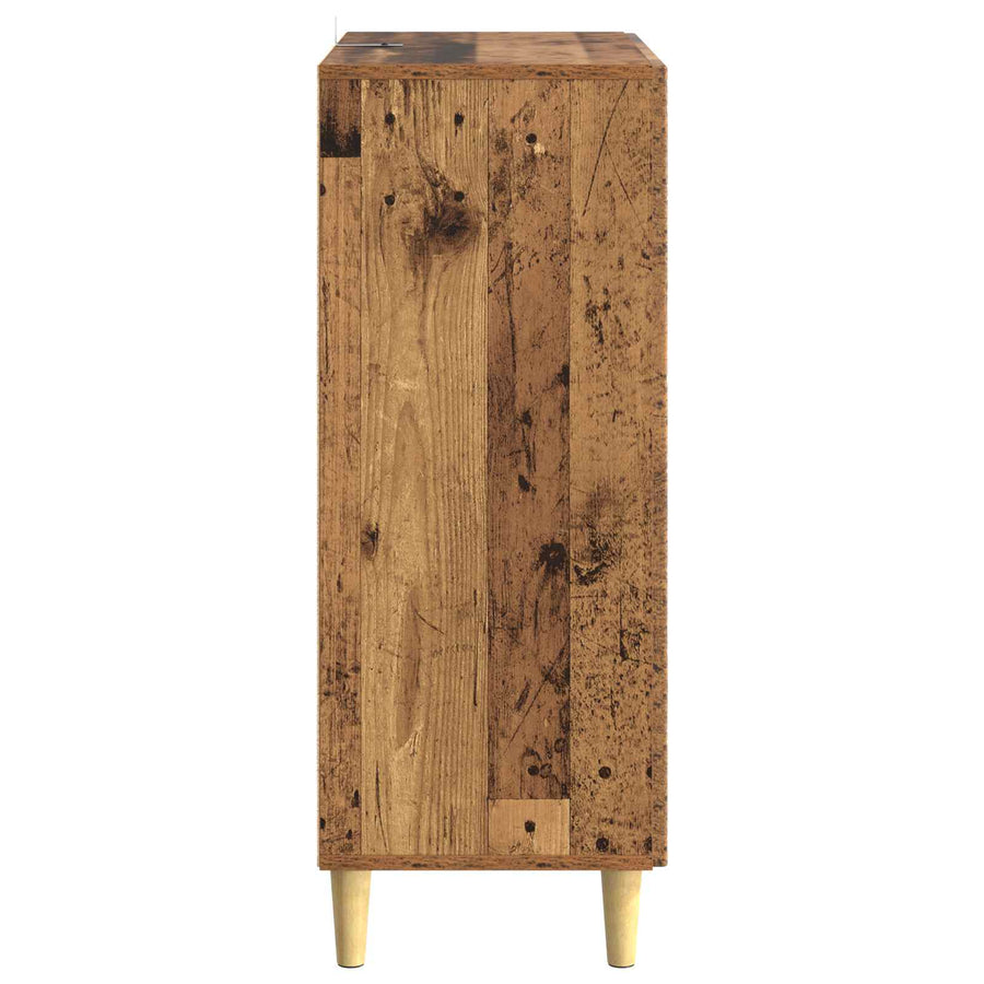 Dressoir Oud hout 66 x 34,5 x 90 cm Bewerkt hout