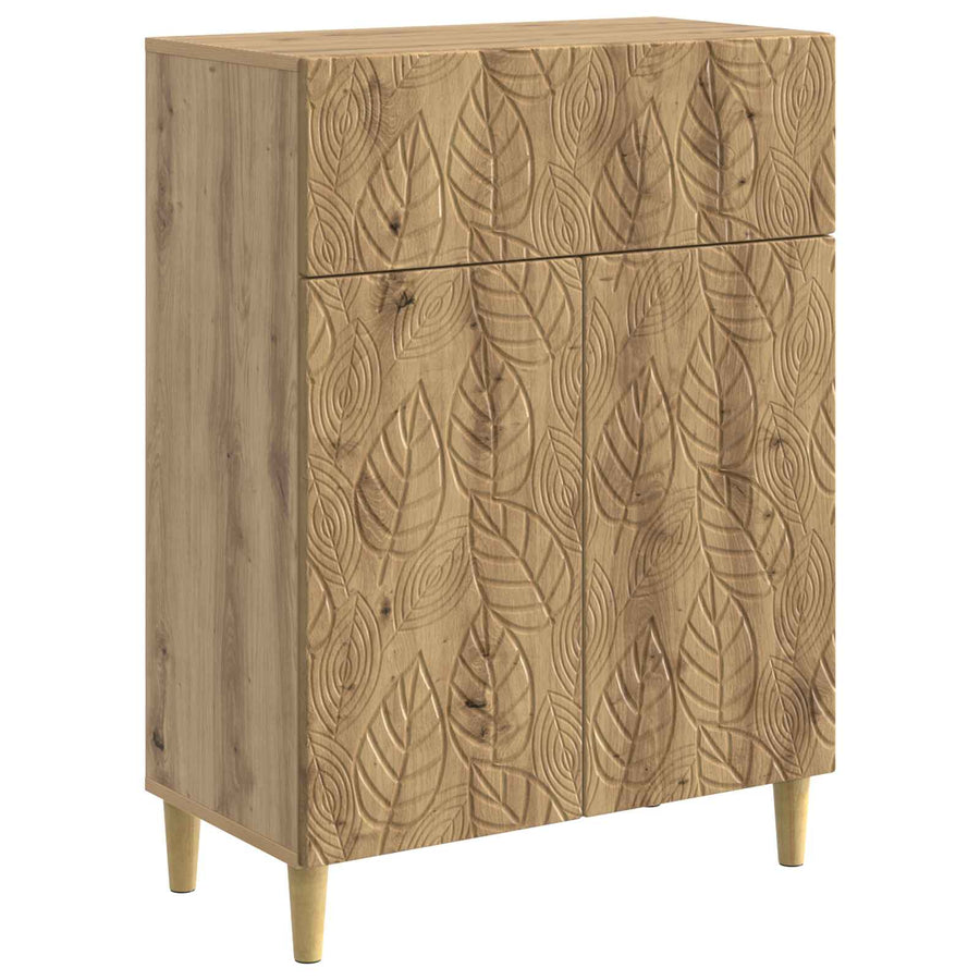 Dressoir Artisanaal eiken 66 x 34,5 x 90 cm Bewerkt hout