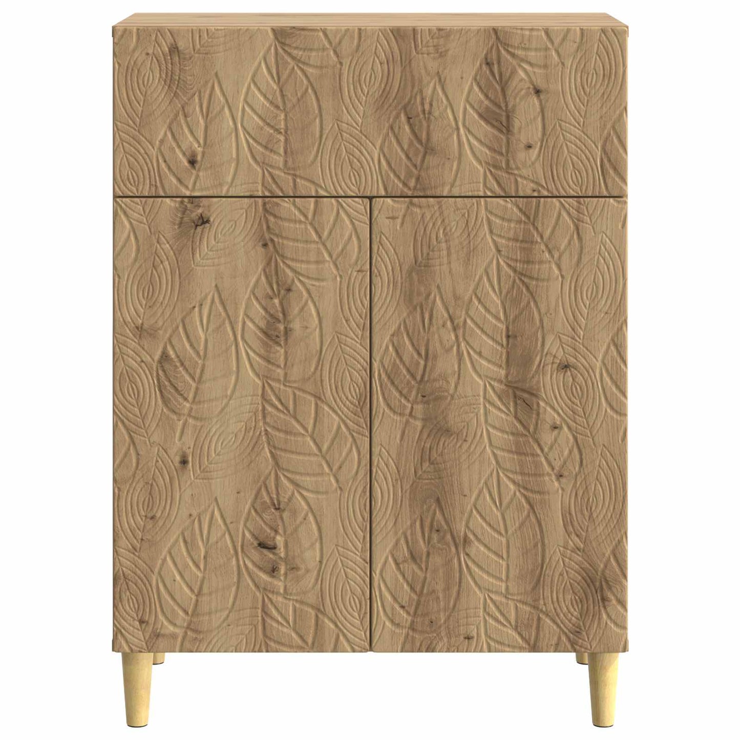 Dressoir Artisanaal eiken 66 x 34,5 x 90 cm Bewerkt hout