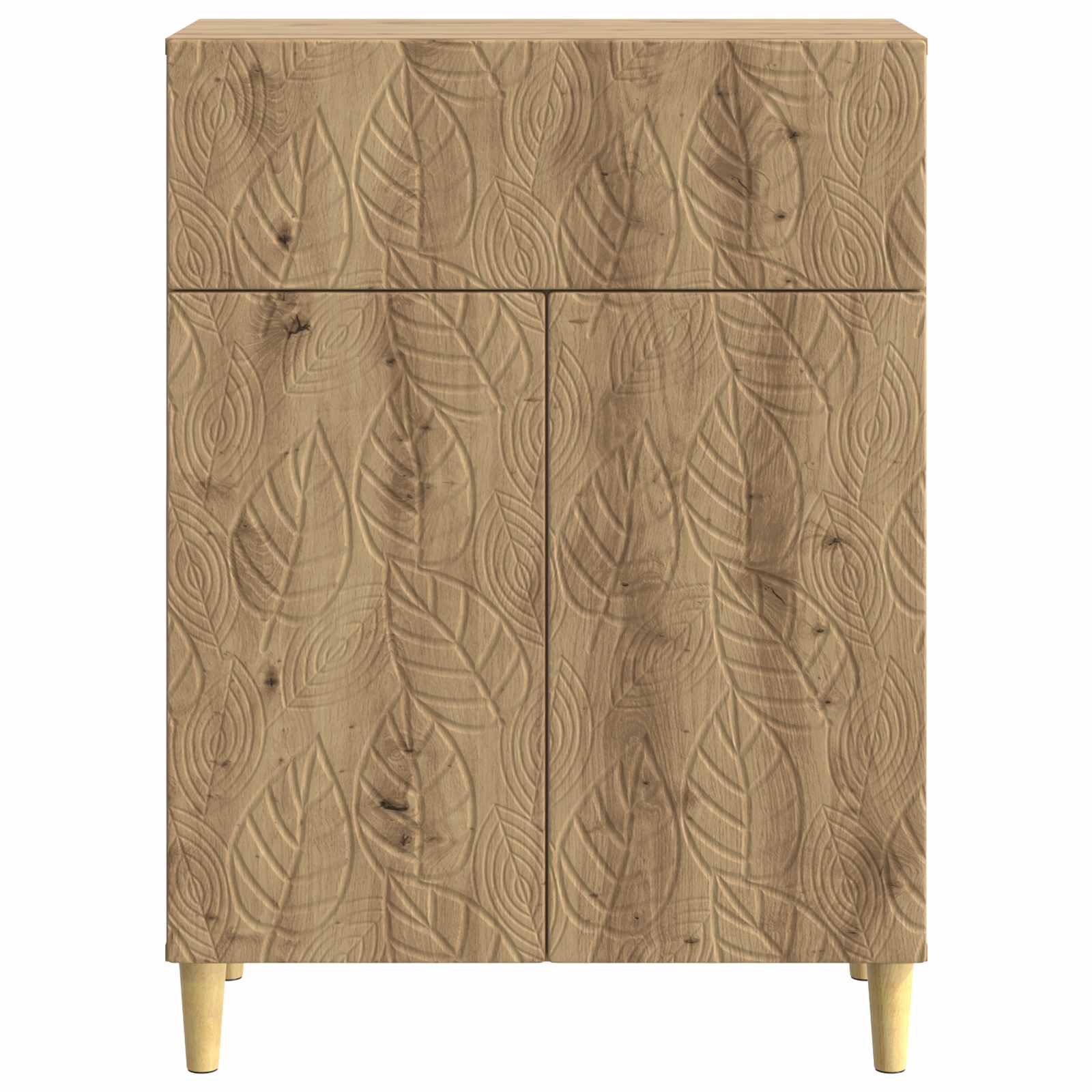 Dressoir Artisanaal eiken 66 x 34,5 x 90 cm Bewerkt hout