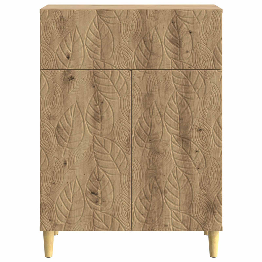 Dressoir Artisanaal eiken 66 x 34,5 x 90 cm Bewerkt hout