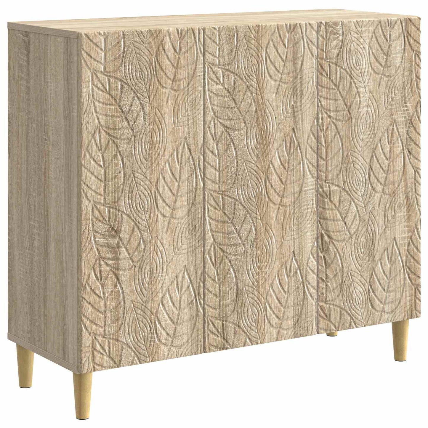 Dressoir Sonoma Eiken 89 x 34,5 x 80 cm Bewerkt hout