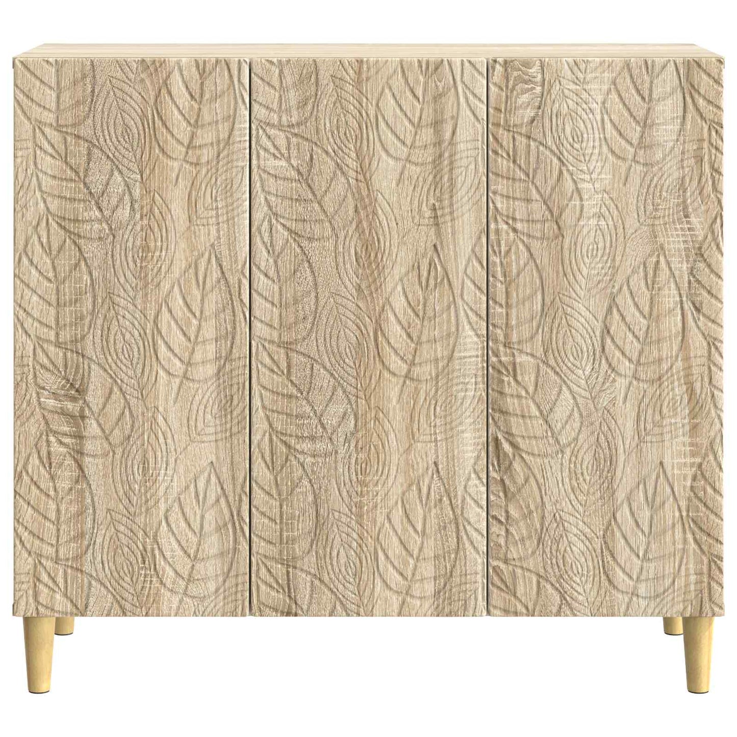 Dressoir Sonoma Eiken 89 x 34,5 x 80 cm Bewerkt hout