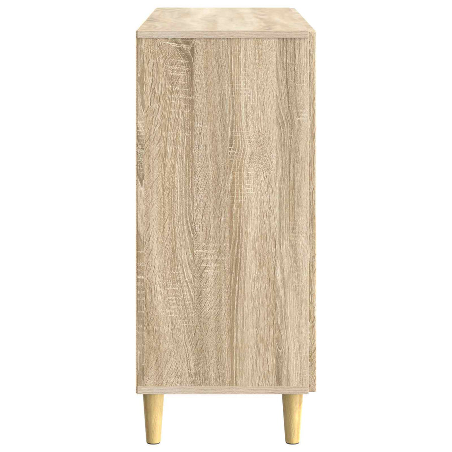 Dressoir Sonoma Eiken 89 x 34,5 x 80 cm Bewerkt hout