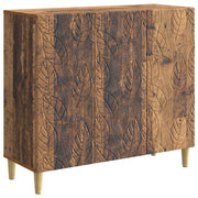 Dressoir 89x34,5x80 cm oud hout bewerkt hout