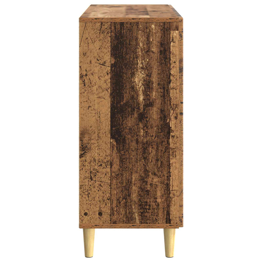 Dressoir Oud hout 89 x 34,5 x 80 cm Bewerkt hout