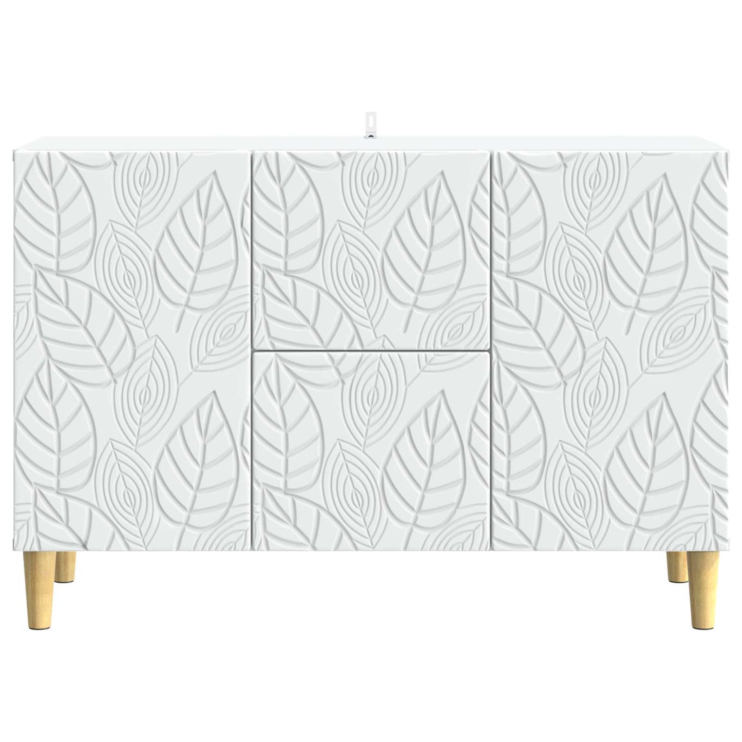 Dressoir Wit 89 x 34,5 x 60 cm Bewerkt hout