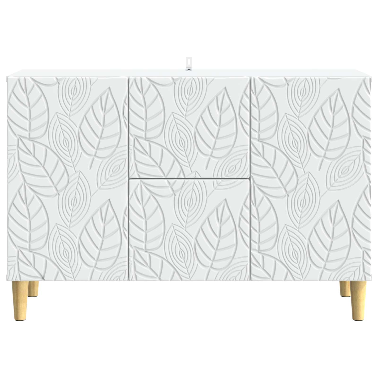Dressoir Wit 89 x 34,5 x 60 cm Bewerkt hout