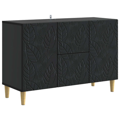 Dressoir Zwart 89 x 34,5 x 60 cm Bewerkt hout